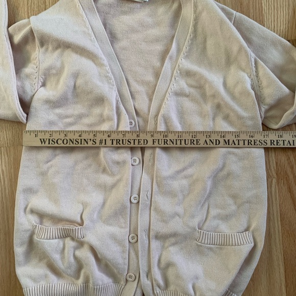 Biege knit cardigan x-large - Picture 5 of 5